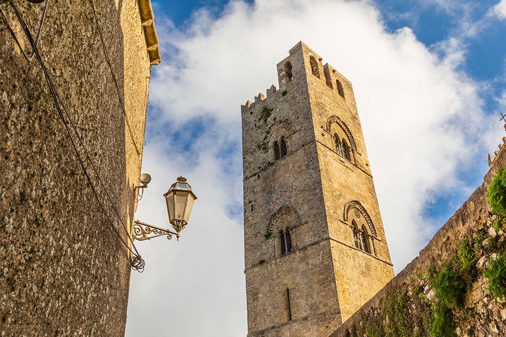 Trapani Province-Erice The Torre campanaria del Duomo dellAssunta at the Chiesa Madre art print by Emily Wilson for $57.95 CAD