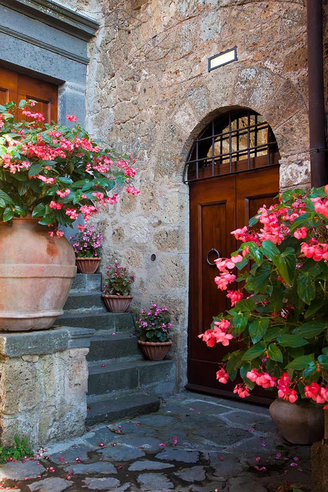 Italy- Tuscany. In and around the medieval hilltown of Civita di Bagnoregio. art print by Julie Eggers for $57.95 CAD
