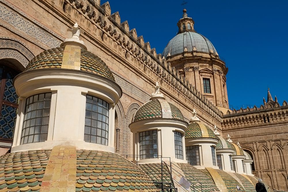 Palermo, Sicily. Cathedral of Palermo, built in 1104, embodies the Arab-Norman Style architecture. art print by Julien McRoberts for $57.95 CAD