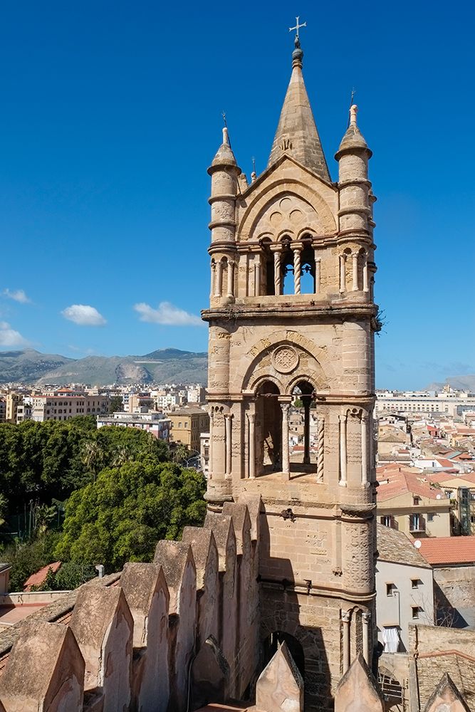 Palermo, Sicily. Cathedral of Palermo, built in 1104, embodies the Arab-Norman Style architecture. art print by Julien McRoberts for $57.95 CAD