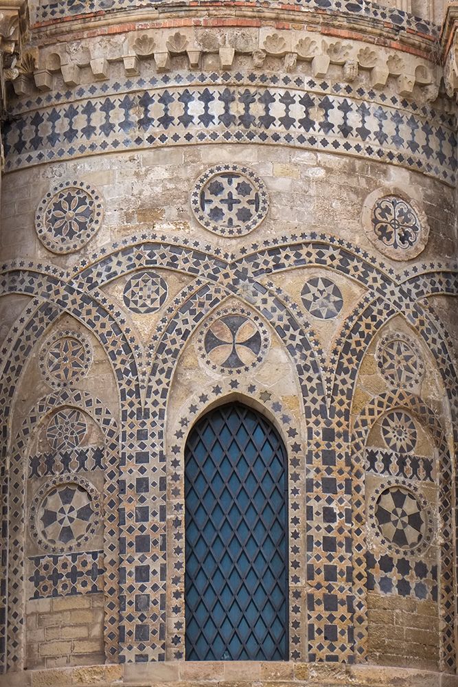Palermo, Sicily. Exterior detail of Cathedral of Palermo, designed in the Arab-Norman Style. art print by Julien McRoberts for $57.95 CAD