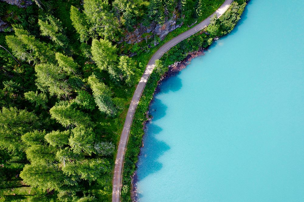 Italy-Stelvio National Park-Val Martello (Martello Valley) artificial lake art print by Michele Molinari for $57.95 CAD