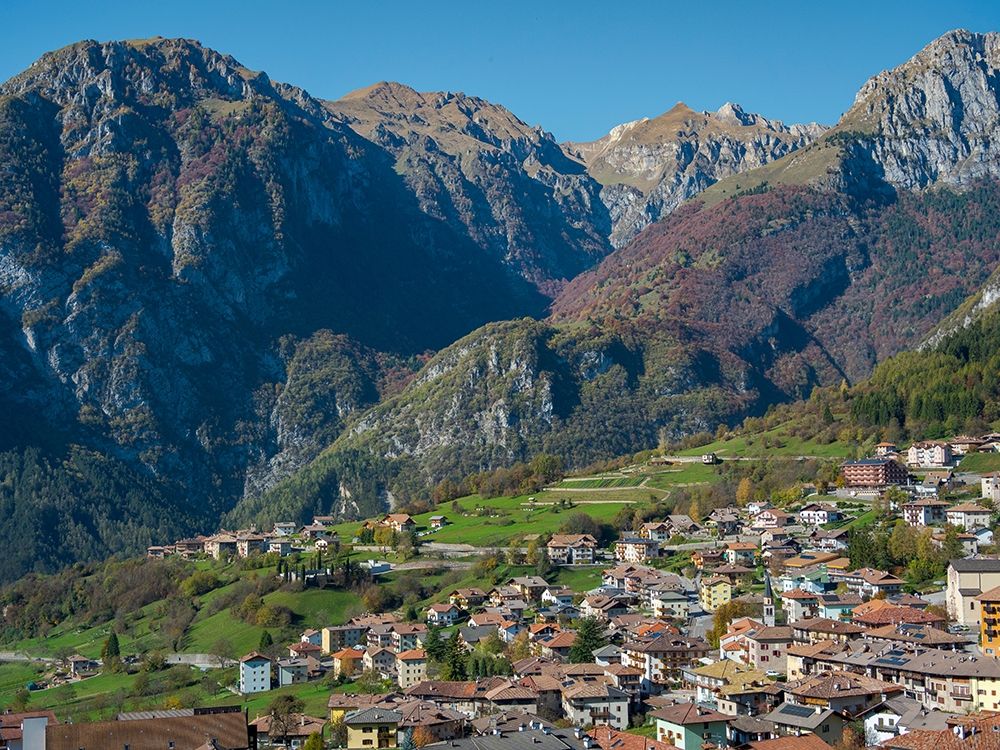 Dolaso-part of San Lorenzo Dorsino in the Dolomiti di Brenta  Italy-Trentino art print by Martin Zwick for $57.95 CAD