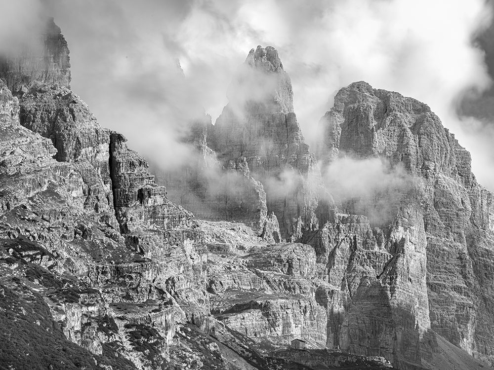 Cima Brenta from Val Rendena-The Brenta Dolomites-UNESCO World Heritage Site-Italy-Trentino-Val Ren art print by Martin Zwick for $57.95 CAD
