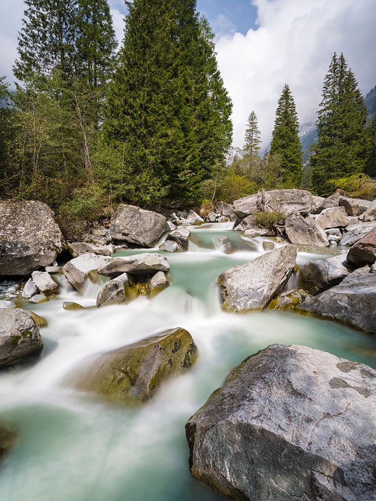 River Sarca-Val di Genova in the Parco Naturale Adamello-Brenta-Trentino-Italy-Val Rendena art print by Martin Zwick for $57.95 CAD