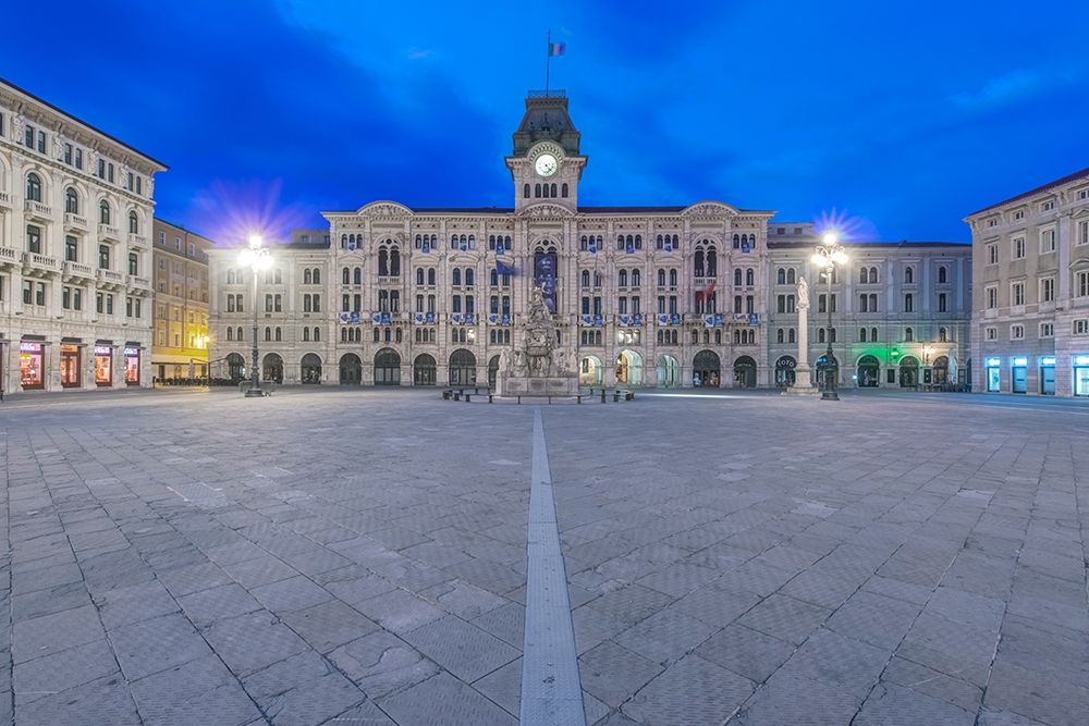 Italy-Trieste-Piazza Unita dItalia at dawn art print by Rob Tilley for $57.95 CAD