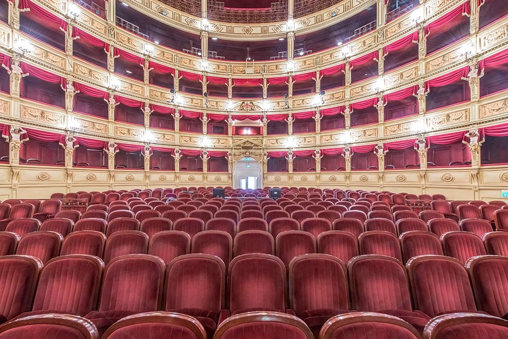 Italy-Trieste-Teatro Verdi Interior art print by Rob Tilley for $57.95 CAD
