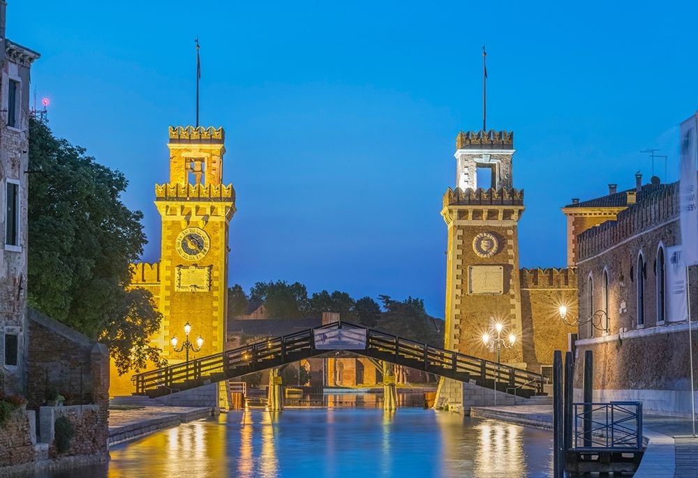 Italy-Venice Arsenal-This area was a shipyard which produced all of the ships in the Venetian navy art print by Rob Tilley for $57.95 CAD