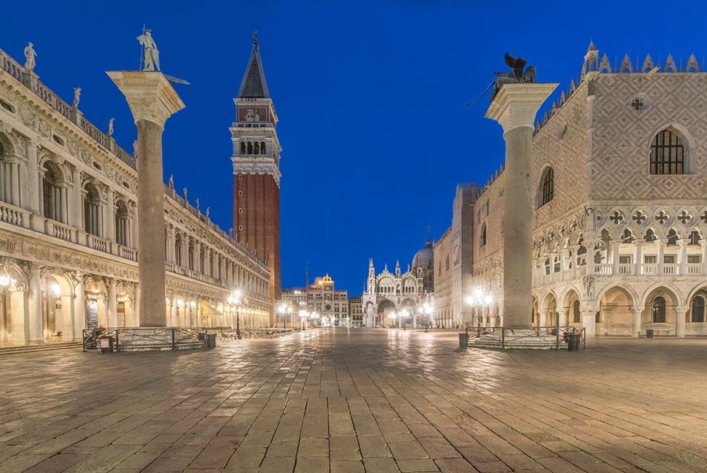 Italy-Venice San Marco Piazza at dawn art print by Rob Tilley for $57.95 CAD
