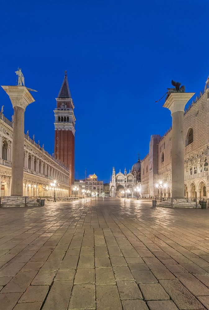 Italy-Venice San Marco Piazza at dawn art print by Rob Tilley for $57.95 CAD