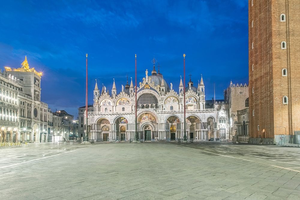 Italy-Venice St Marks Basilica built in the 11th century at dawn art print by Rob Tilley for $57.95 CAD