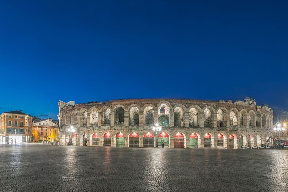 Italy-Verona Piazza Bro dawn art print by Rob Tilley for $57.95 CAD