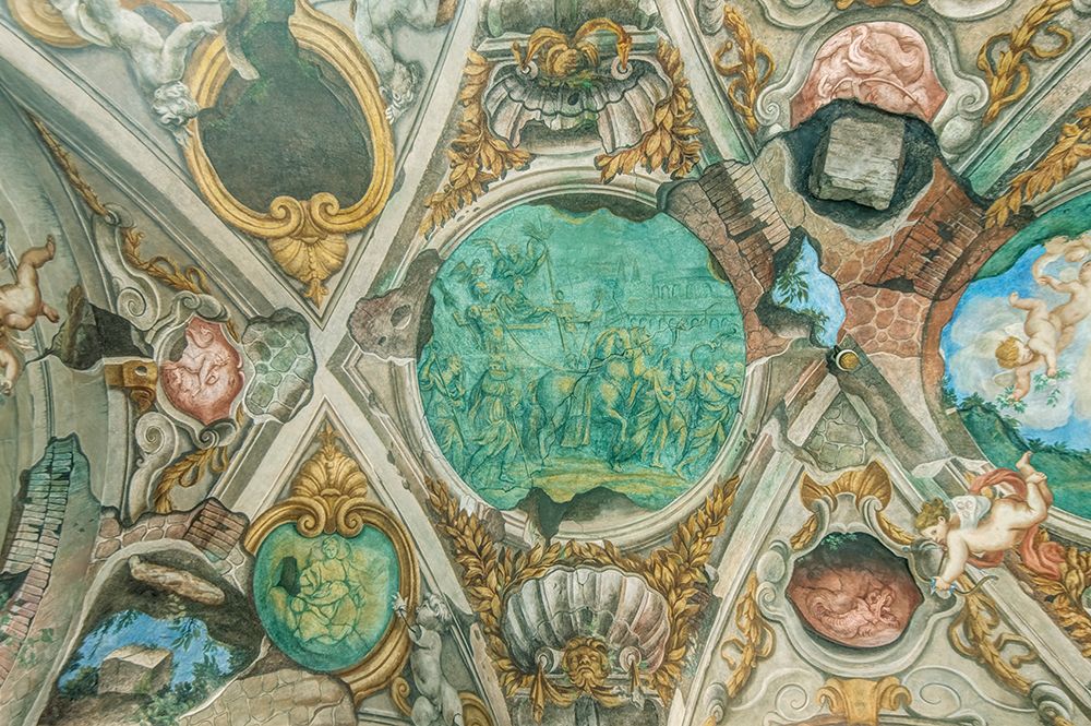 Italy, Liguria. Genoa. Fresco at Palazzo Rosso art print by Rob Tilley for $57.95 CAD