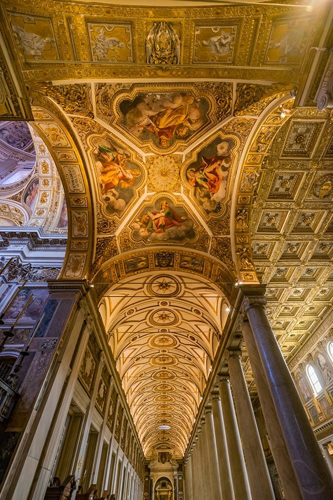 Santa Maria Maggiore-Rome-Italy Built 422-432-in honor of Virgin Mary art print by William Perry for $57.95 CAD