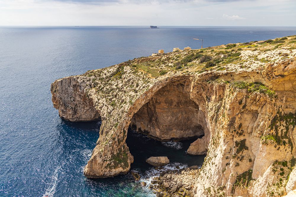 Malta. The Blue Grotto, seen from above. art print by Emily M. Wilson for $57.95 CAD