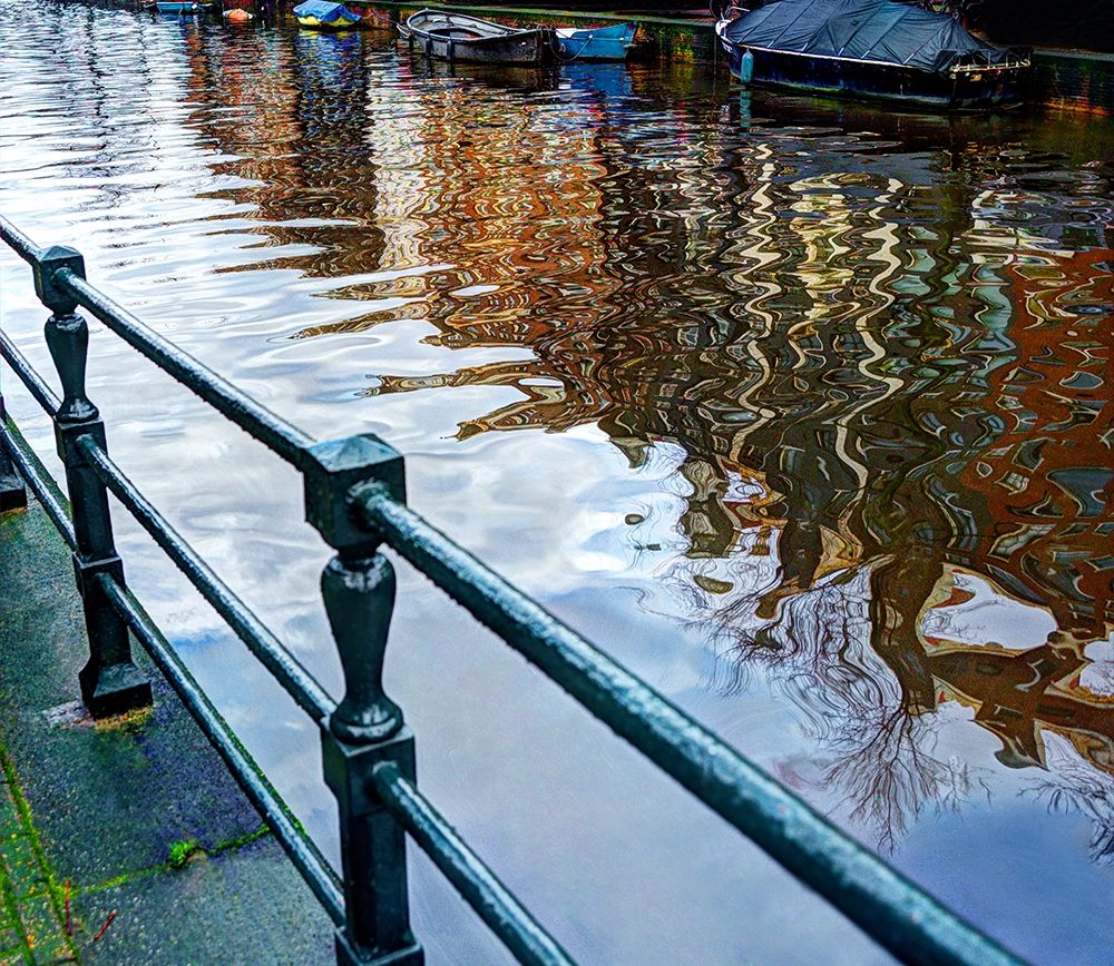 Amsterdam reflected in her canals art print by Steve Mohlenkamp for $57.95 CAD