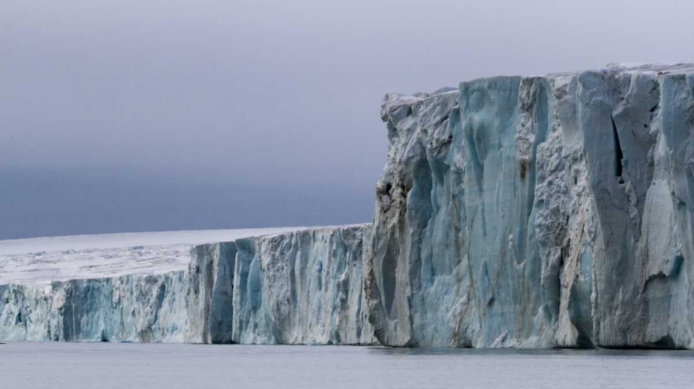 Norway, Svalbard Face of the Austfonna Glacier art print by Bill Young for $57.95 CAD
