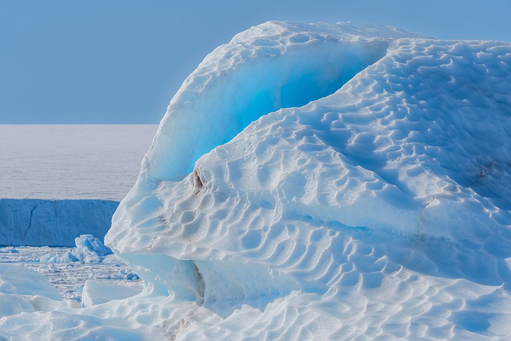 Norway, Svalbard. Close-up of blue iceberg. art print by Jaynes Gallery for $57.95 CAD