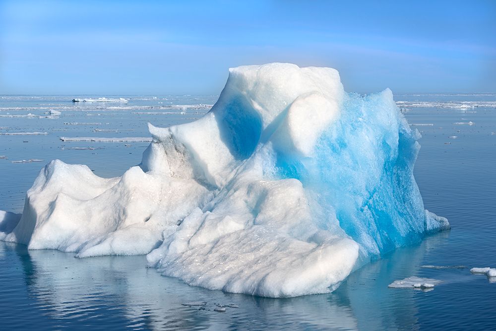 Norway, Svalbard. Close-up of blue iceberg. art print by Jaynes Gallery for $57.95 CAD