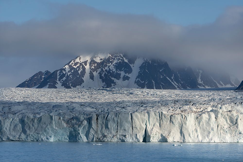 Norway, Svalbard. Monacobreen Glacier ends in Arctic Ocean. art print by Jaynes Gallery for $57.95 CAD