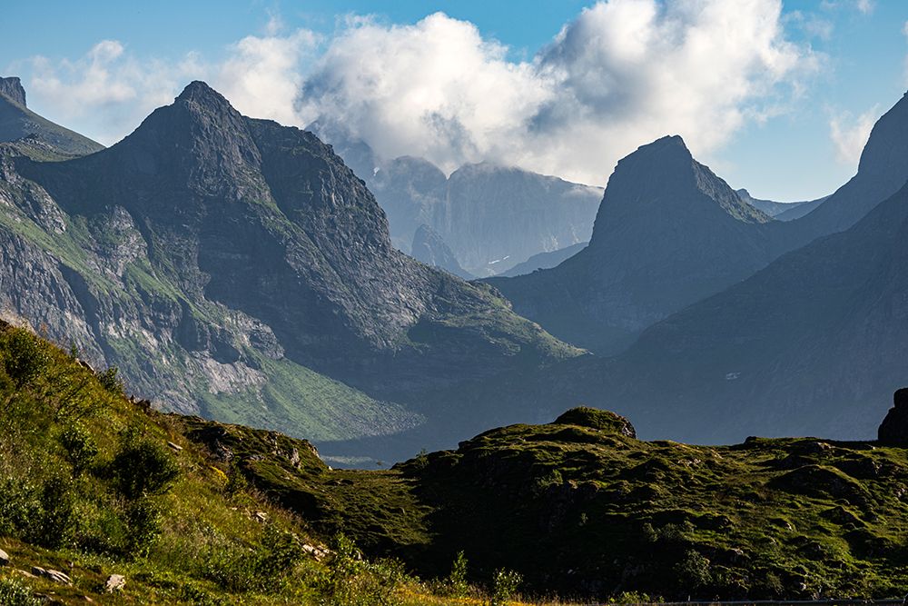 Norway, Ramberg. Mountain landscape. art print by Jaynes Gallery for $57.95 CAD