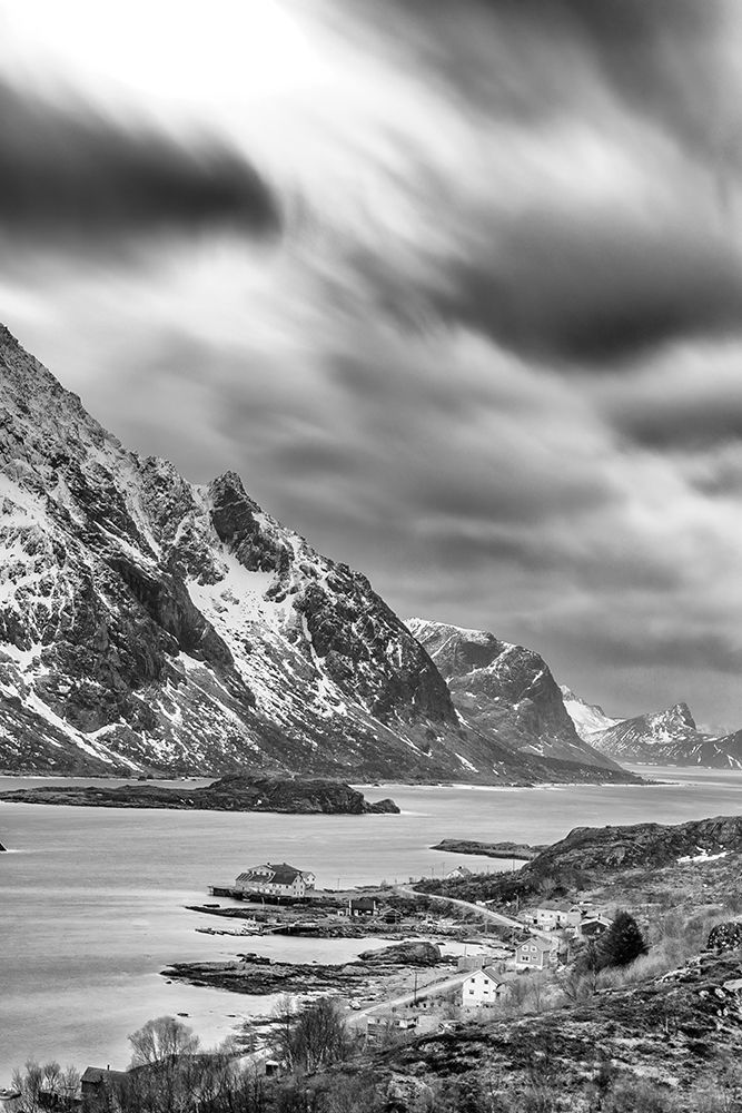 Norway- Lofoten Islands. Fjord at Mount Himmeltinden art print by Hollice Looney for $57.95 CAD