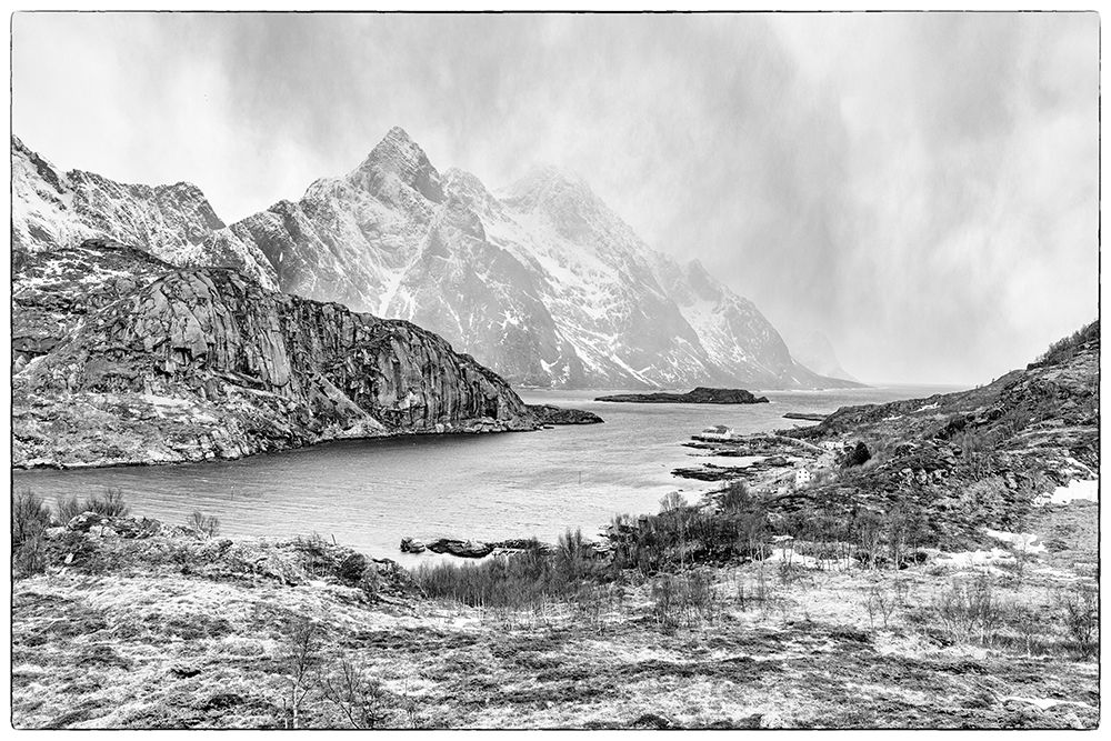 Norway- Lofoten Islands. Fjord at Mount Himmeltinden art print by Hollice Looney for $57.95 CAD