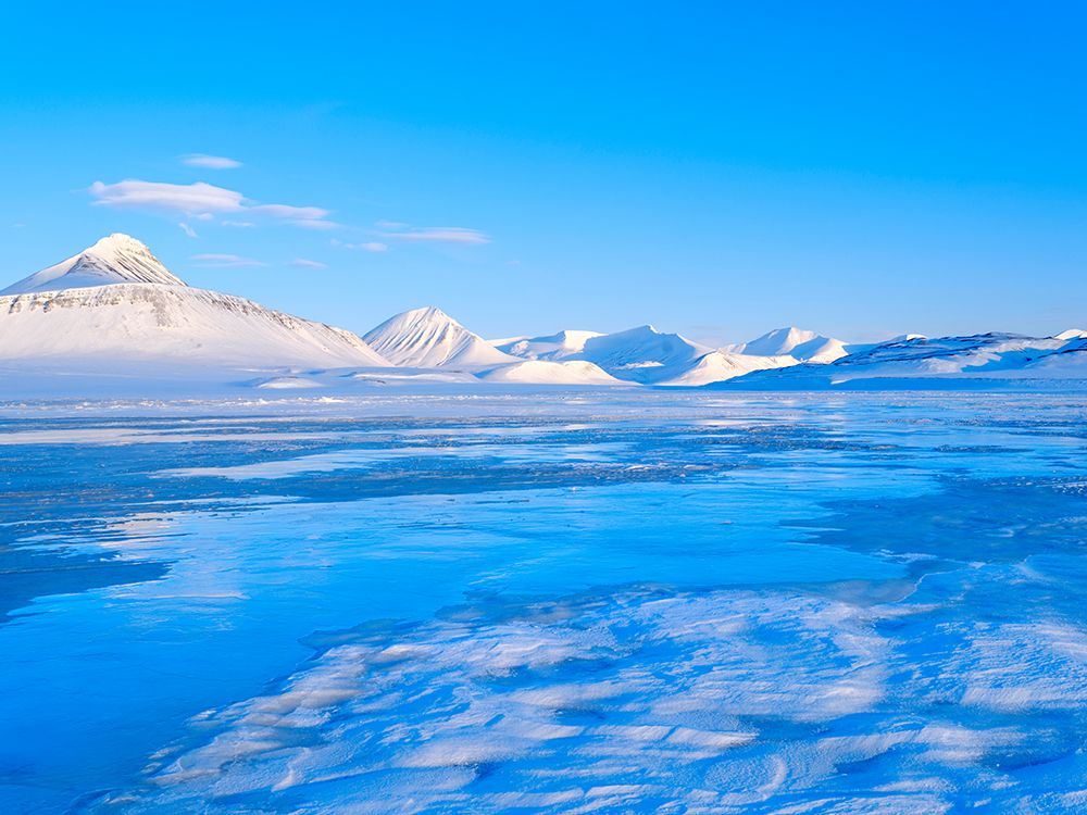 Landscape in Gronfjorden-Island of Spitsbergen Arctic region-Scandinavia-Norway-Svalbard art print by Martin Zwick for $57.95 CAD