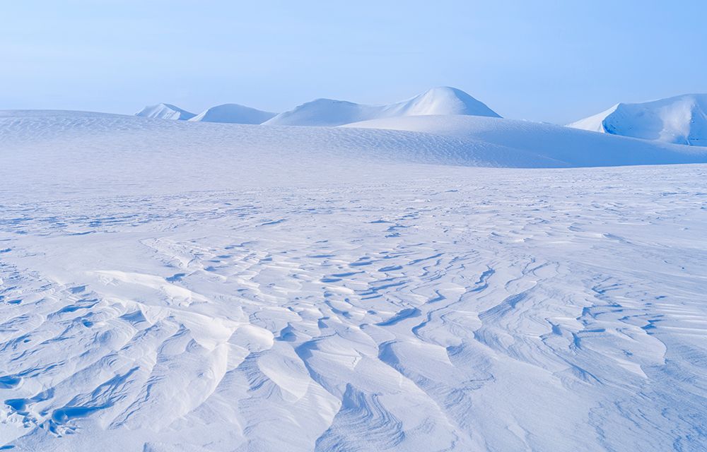 Filchnerfonna ice shelf during winter, Spitzbergen in the Svalbard. Scandinavia, Norway. art print by Martin Zwick for $57.95 CAD