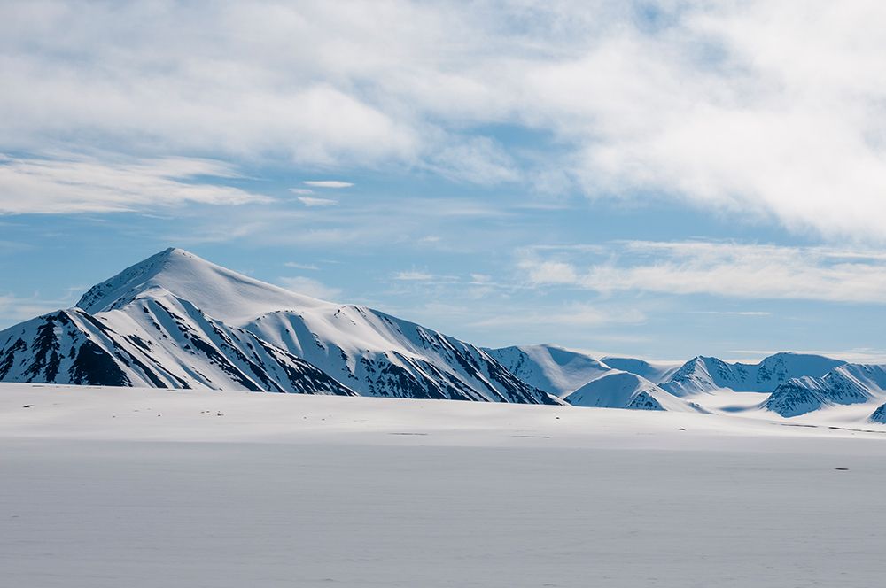 Snow streaked mountains on the island of Spitsbergen Norway art print by Sergio Pitamitz for $57.95 CAD