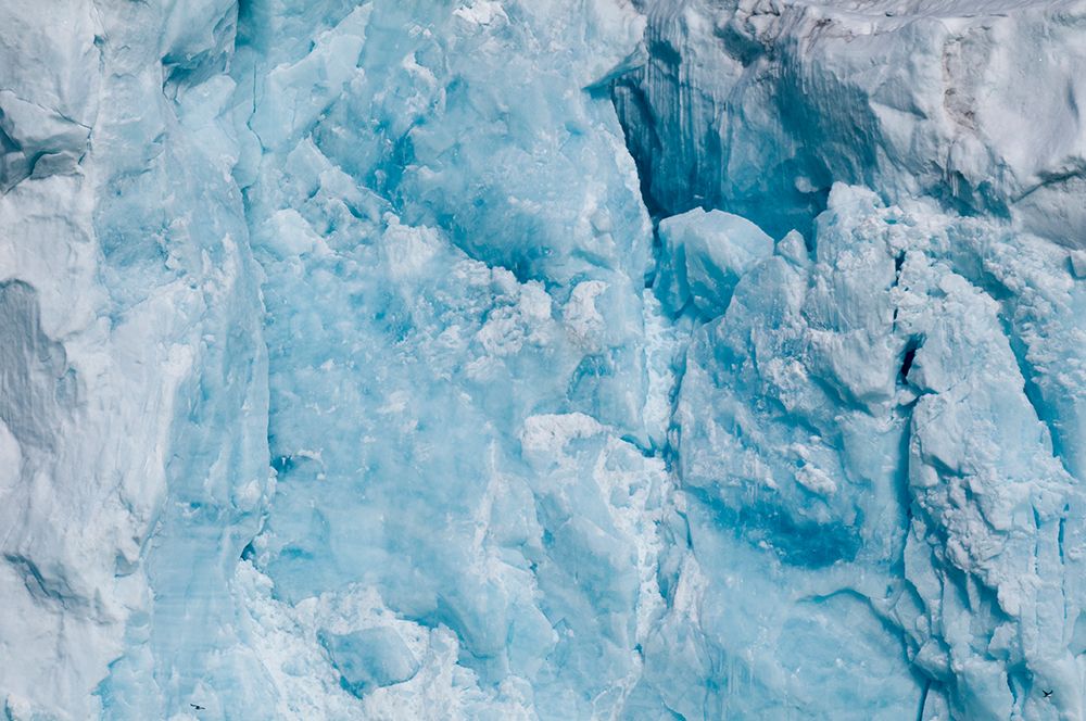 Blue ice in a wall of Lilliehook Glacier Lilliehookfjorden-Spitsbergen Island-Norway art print by Sergio Pitamitz for $57.95 CAD