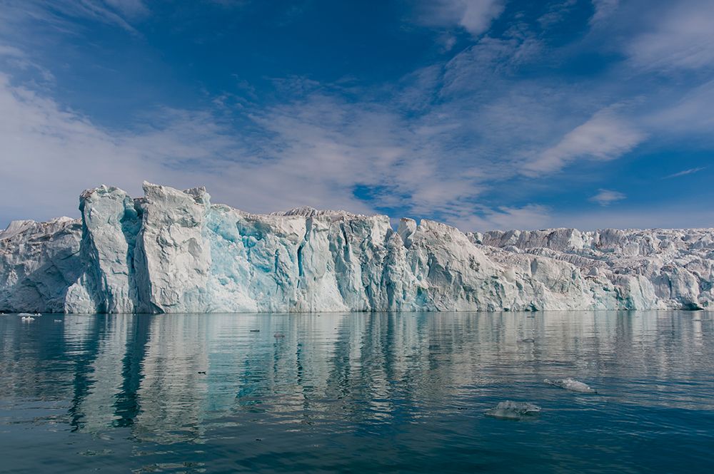 Lilliehook Glacier reflects on arctic waters Lilliehookfjorden-Spitsbergen Island-Norway art print by Sergio Pitamitz for $57.95 CAD