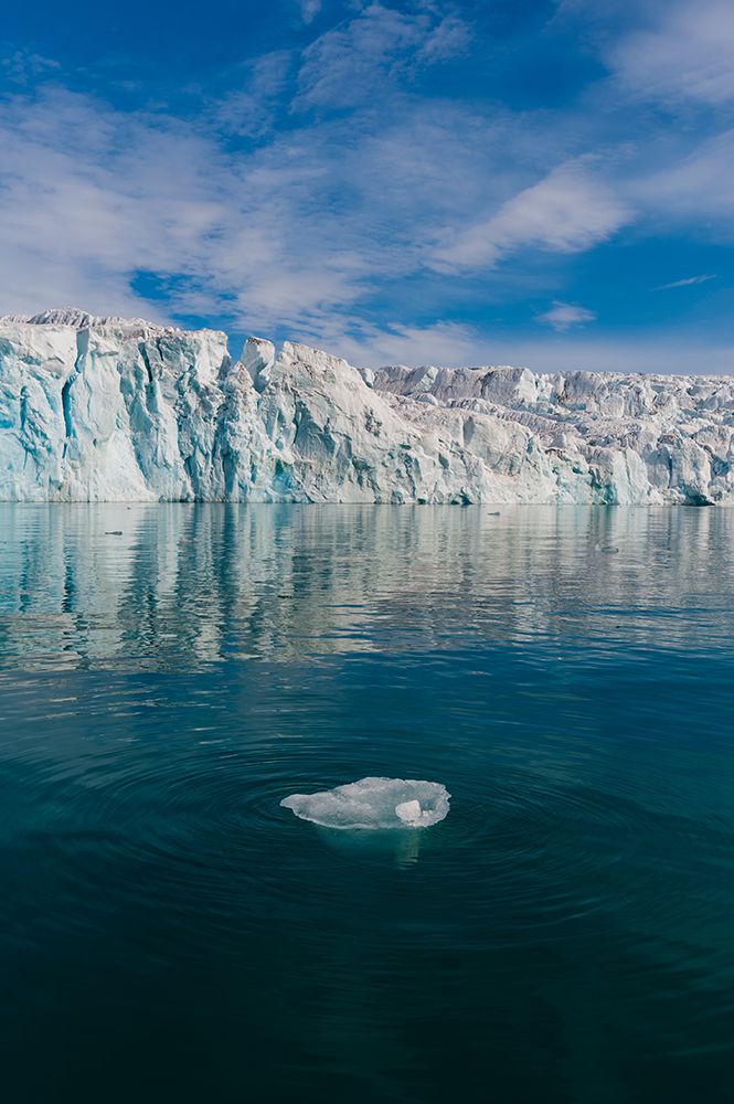 Lilliehook Glacier reflects on arctic waters Lilliehookfjorden-Spitsbergen Island-Norway art print by Sergio Pitamitz for $57.95 CAD