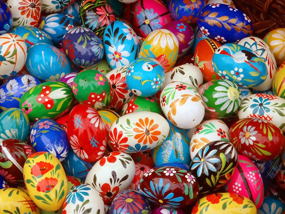 Historic Market Offerings-Krakow-Poland-Europe art print by Anna Miller for $57.95 CAD