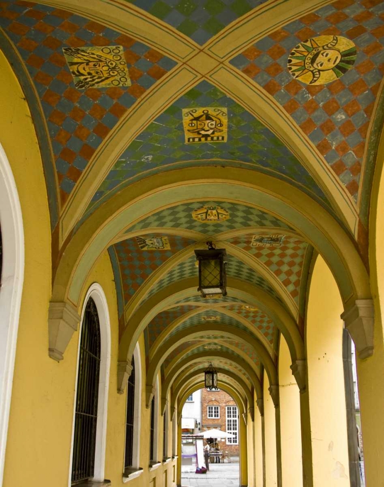 Poland, Gdansk Vaulted archway in Old Town art print by Nancy, Steve Ross for $57.95 CAD