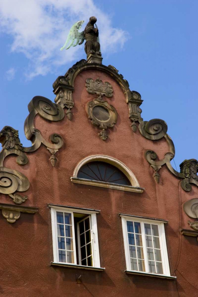 Poland, Gdansk Detail of Old Town roofline art print by Nancy, Steve Ross for $57.95 CAD