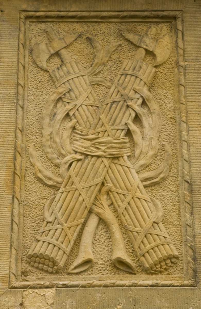 Poland, Gdansk Bas relief on side of building art print by Nancy, Steve Ross for $57.95 CAD