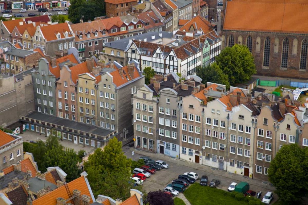 Poland, Gdansk View of buildings art print by Jim Zuckerman for $57.95 CAD
