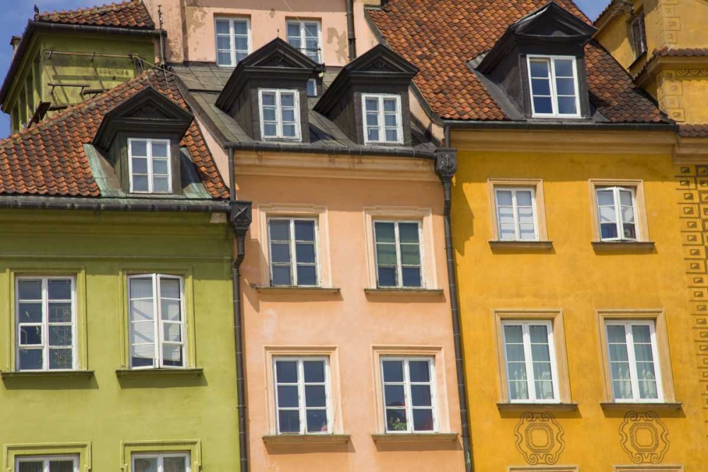 Poland, Warsaw Close-up of building facade art print by Jim Zuckerman for $57.95 CAD
