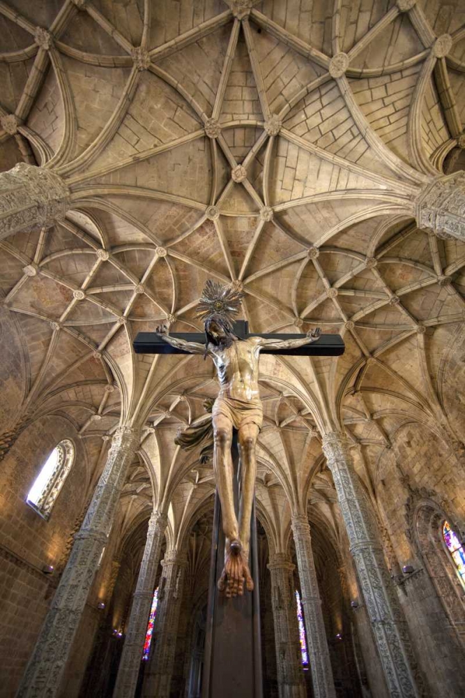 Portugal, Lisbon Jeronimos Monastery= interior art print by Jim Zuckerman for $57.95 CAD