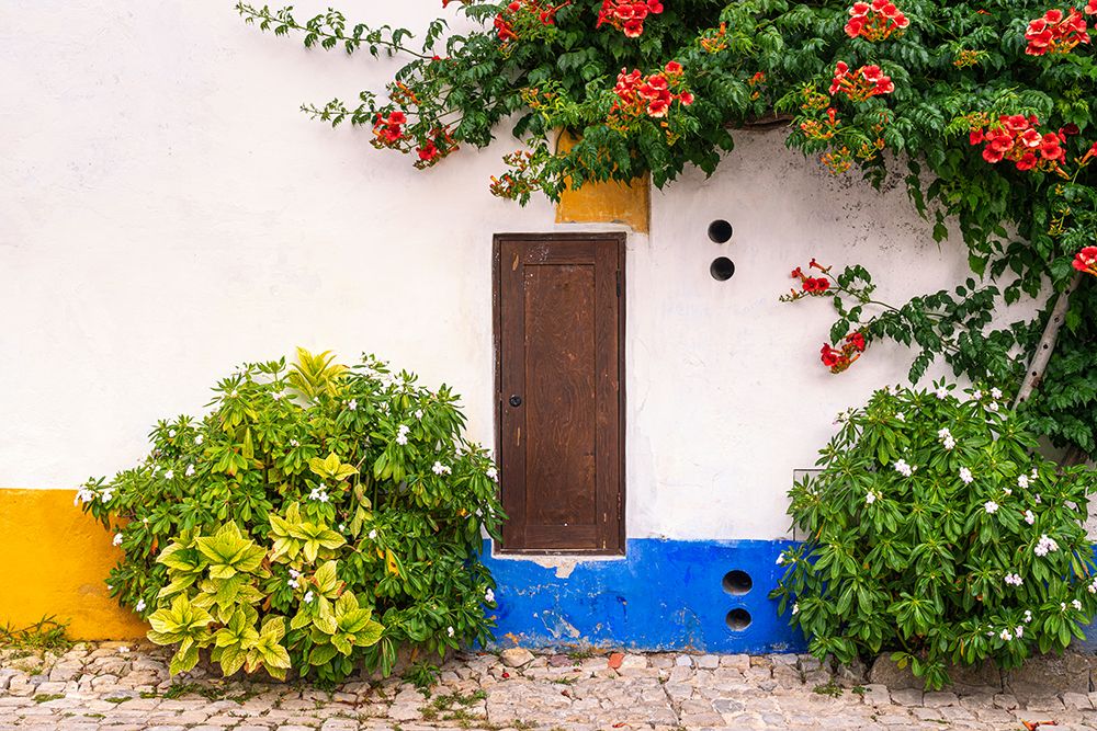 Europe-Portugal-Obidos-Colorful house art print by Jaynes Gallery for $57.95 CAD
