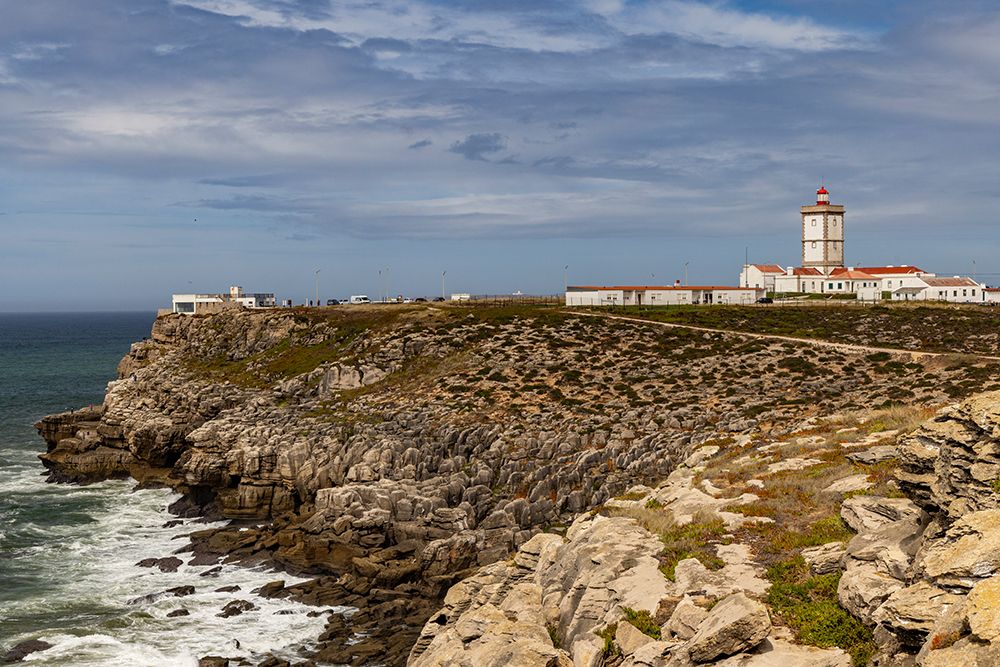 Lighthouse in Peniche, Portugal art print by Chuck Haney for $57.95 CAD