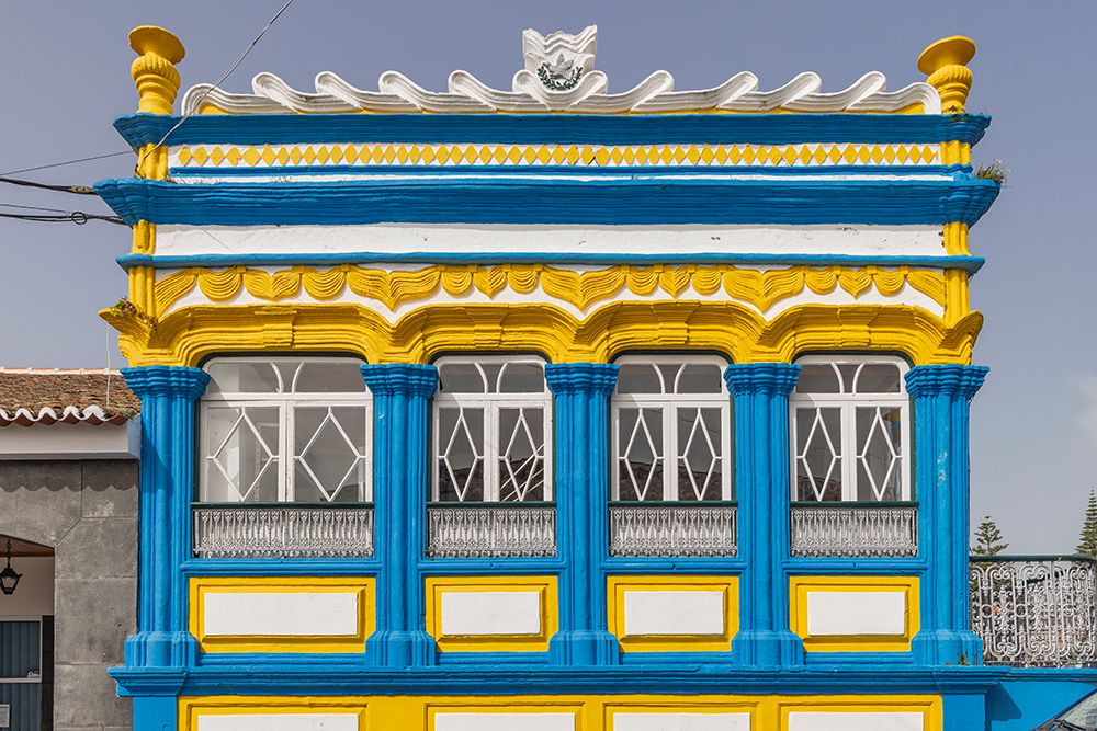 Sao Bartolomeu de Regatos, Terceira Island, Azores, Portugal. Temple of the Holy Spirit. art print by Emily M. Wilson for $57.95 CAD