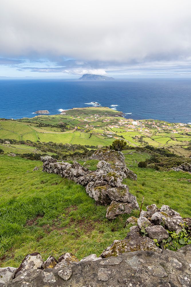 Ponta Delgada, Azores, Portugal. Atlantic Ocean and the coast on Flores Island. art print by Emily M. Wilson for $57.95 CAD