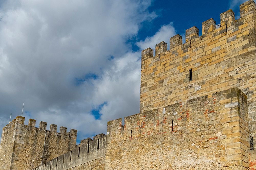 Lisbon- Portugal. Castelo Sao Jorge overlooks the city of Lisbon art print by Julien McRoberts for $57.95 CAD