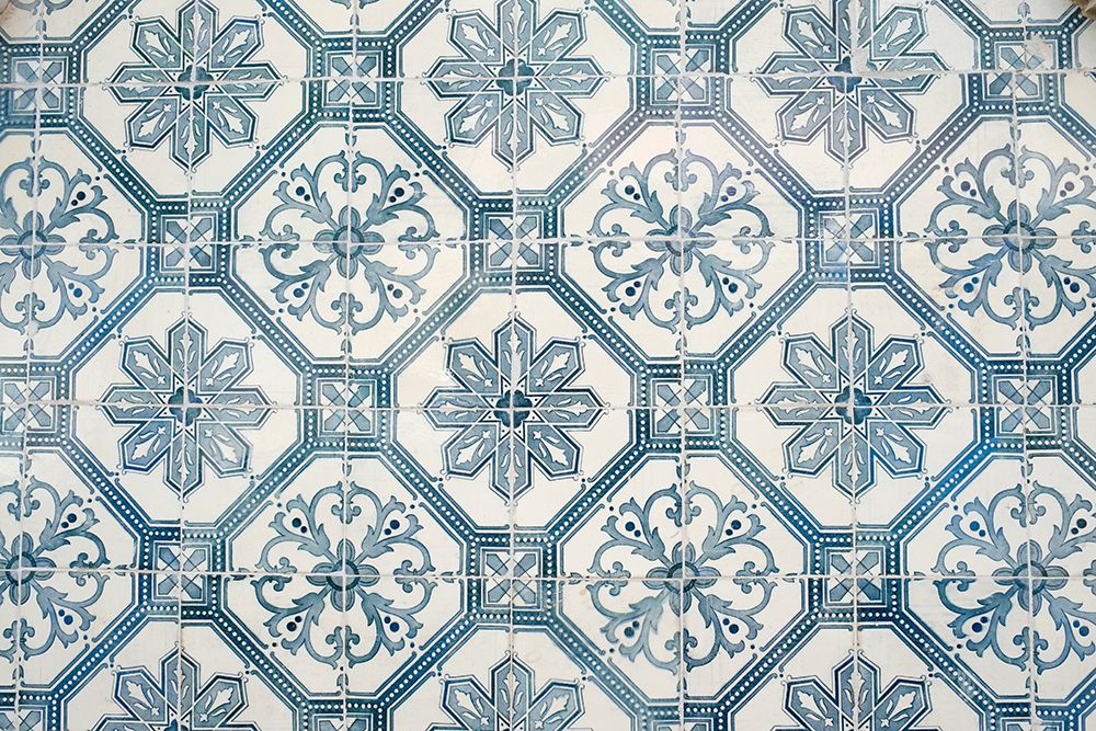 Lisbon-Portugal. Traditional Portuguese tiles art print by Julien McRoberts for $57.95 CAD