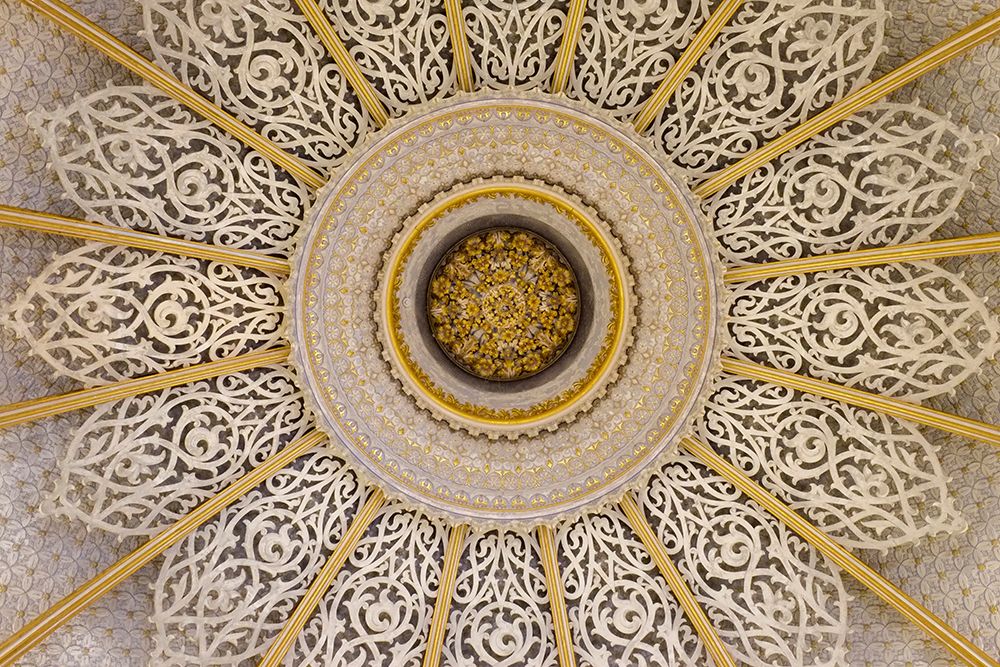 Sintra-Portugal. Monserrate Palace interior. Ceiling detail art print by Julien McRoberts for $57.95 CAD