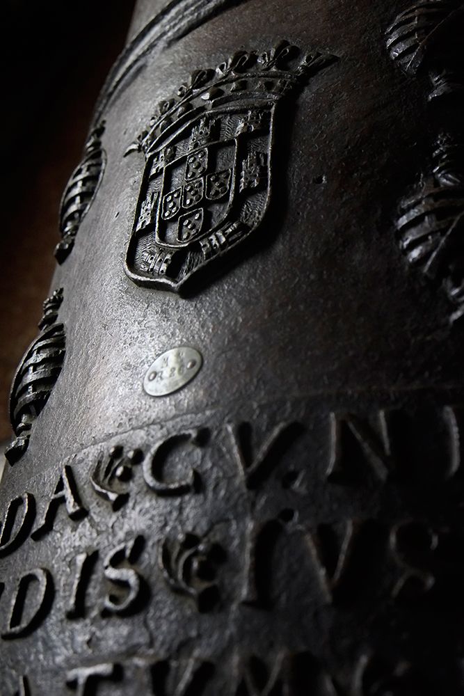 Lisbon, Portugal. Very old canons with Templar markings. art print by Julien McRoberts for $57.95 CAD