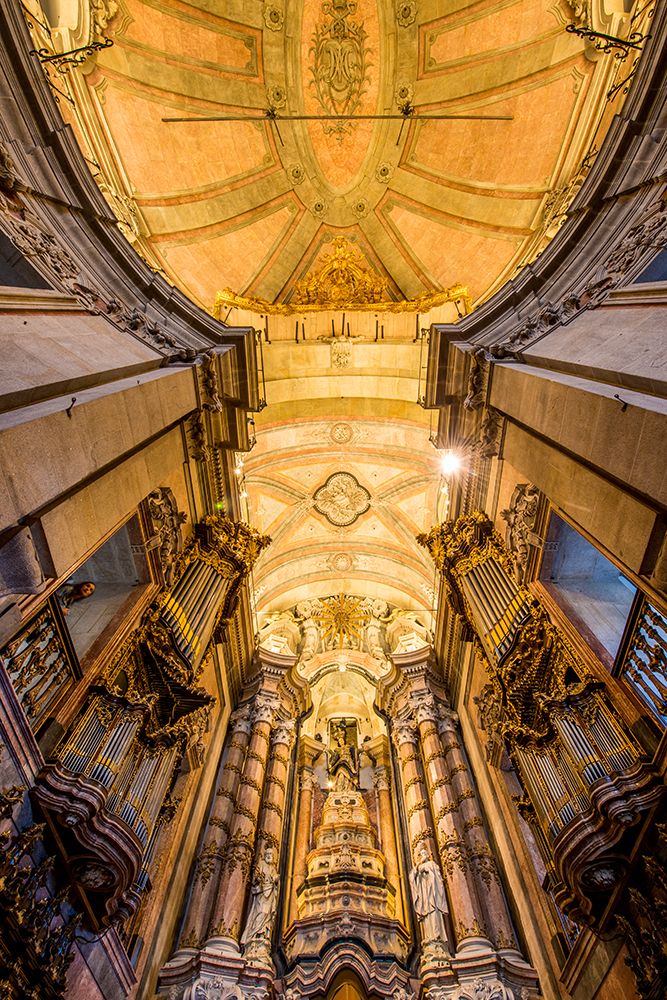 Interior of Church of the Clergymen (Igreja dos Clerigos), Porto, Portugal. art print by Michael DeFreitas for $57.95 CAD