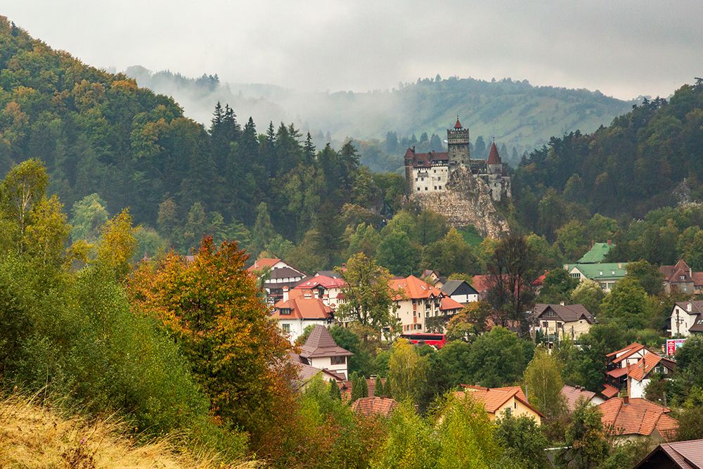 Romania-Transylvania Bran Bran Castle Home of Count Dracula Vlad the Impaler art print by Emily M. Wilson for $57.95 CAD